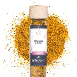 Orangen Pfeffer im Reagenzglas